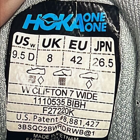 Hoka One One Running Tennis Shoes Size 9.5 - Picture 13 of 13